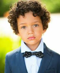 This haircut requires long thick hair. Curly Hair Hairstyle Boy Kid Novocom Top