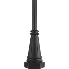 Progress Lighting Black Pole Base Progress Lighting Post Lighting Outdoor Post Lights