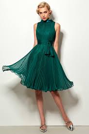 High Neck A Line Ruched Pick Ups Cocktail Dress Dresses Green Cocktail Dress Ball Gown Dresses