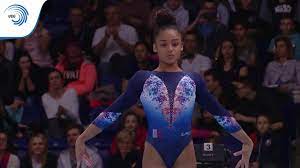 We are not used to seeing simone biles like this. Melanie De Jesus Dos Santos Fra 2019 Artistic Gymnastics European Champion All Around Youtube