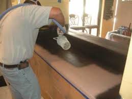 Damages caused to corian countertops can be repaired easily. Kitchen Countertop Refinishing Wmv Youtube