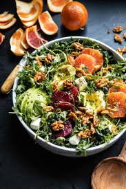 Citrus Avocado Salad With Orange Tahini Vinaigrette Half Baked Harvest Recipe Avocado Salad Tasty Pasta Healthy Salads