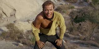 Image result for captain kirk throws finger