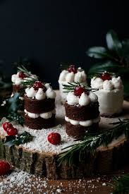 Gingerbread Christmas Mini Cakes Grain Free Vegan Nirvana Cakery Recipe Christmas Food Christmas Baking Vegan Christmas