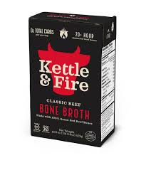 100 Grass Fed Beef Bone Broth 10g Protein Serving Kettle Fire