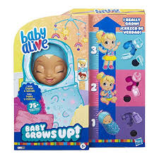 Log in or sign up. Buy Baby Alive Baby Grows Up Happy Happy Hope Or Merry Meadow Growing And Talking Baby Doll Toy With 1 Surprise Doll And 8 Accessories Toys R Us