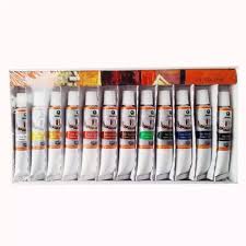 Cat ini cocok untuk melukis di atas kanvas, atau bisa juga untuk melukis di kain, stryfoam, kayu atau gerabah. Cat Lukis Cat Minyak Maries Satu Set 12 Warna Lazada Indonesia