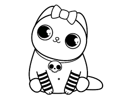 In coloringcrew.com find hundreds of coloring pages of emo and online coloring pages for free. Emo Kitten Coloring Page Coloringcrew Com