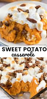 Sweet Potato Casserole With Marshmallows Spend With Pennies Sweetpotatocasserolewithmarshmallows Sweet Potato Casserole Sweet Potato Thanksgiving Sweet Potato Recipes Casserole