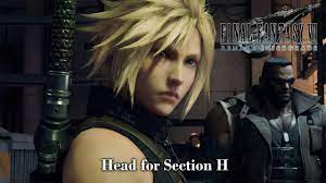 Head for Section H - Final Fantasy VII Remake PS5 Walkthrough - YouTube