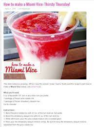 The strawberry daiquiri calls for rum, lime juice, simple syrup and fresh strawberries. Pin By Gloria Rivas On Yummy Drinks Frozen Drinks Yummy Drinks Miami Vice Drink
