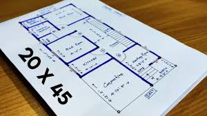 Narita residence (â€œtâ€ house) 20x30 site plan of a house. 20 X 45 House Plan Ii 20 X 45 Ghar Ka Naksha Ii 20 X 45 House Design Youtube