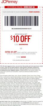 10 Off 25 At Jcpenney Or Online Via Promo Code Shopnow9 Shopping Coupons Jcpenney Coupons Print Coupons