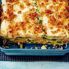 Spargel Lasagne Mit Lachs Und Pecorino Broseln Rezept Lecker Spargel Lasagne Rezepte Lecker