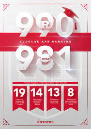 2017 Rutgers Apr On Behance Poster Design Creative Inspiration Data Visualization