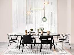 The cosmoliving astrid wire dining chair is giving us all the coolest ~vibes~. Introducing Australian Design Brand Sp01 Minimal Design Contemporary Furniture Black Dining Table With Black Wire Chairs Cate St Hill