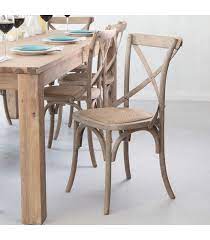 It comes in a black and grey finish and features fully upholstered back with cut out pattern and tubular metal legs. Provance Dining Chair Dining Room Chairs For Sale