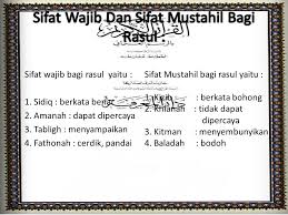 Sifat harus bagi rasul adalah harus bagi akal, samada ada atau tiada. Beriman Kepada Rasul Rasul Allah Swt Ppt Download