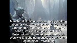 Yoda Zitate Auf Deutsch Youtube