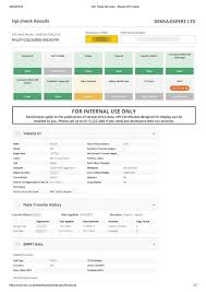 ''the risk of being caught with a stolen vehicle has just risen significantly.'' Sample Hpi And Experion Reports Nzta Vehicle Portal