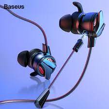 Baseus In Ear Earphone 3 5mm Jack Type C Wired Headset For Pubg Gamer Gaming Headphones Hi Fi Earbuds With Microphone Detachable Audio By Design Gaming Earphones Gaming Headphones Earbuds