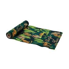 Chemin De Table Jungle Fever Lin Degrade De Vert Et Doree 28cmx5m Pas Cher Achat En Ligne Zodio