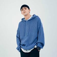 Autumn Winter Knitwear Light Blue Hoodie Men Loose Oversized Hoodie Vintage Cute Casual Sportswear Knitted Hooded Sweatshirt Xxl Hoodies Sweatshirts Aliexpress