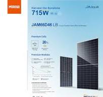 JA Solar 210mm Topcon tipo N bifacial Painéis Solares 700w ...