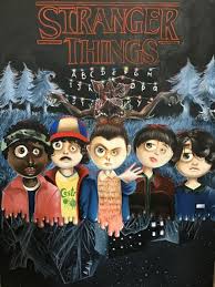 Size is 0 h x 0 w x 0 in. Stranger Things Painting By Julie Mallard Artmajeur