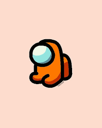 Among Us Baby Orange Edgy Wallpaper Cute Patterns Wallpaper Wallpaper Iphone Cute