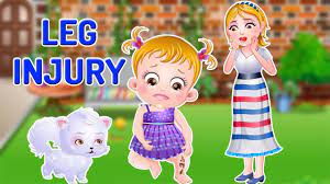 Baby Hazel Leg Injury Fun Game Videos For Kids By Baby Hazel Games Youtube
