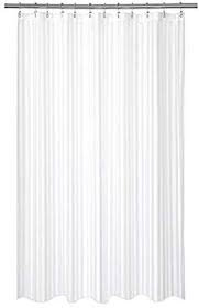 Amazon Com Extra Long Shower Curtain Fabric With 84 Inch Height Hotel Grade Machine Washable Water Rep Fabric Shower Curtains Curtains Long Shower Curtains