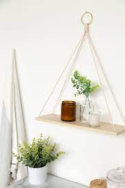 Hanging Wall Mounted Shelf Diy For Literally Any Bathroom Hunker Diy Hanging Shelves Diy Wood Wall Diy Shelves