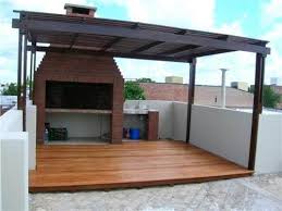 Trabajar con materiales nobles, pensados para durar en el exterior. Resultado De Imagen De Barbacoas Modernas Techadas Pergolas De Madera Pergolas De Aluminio Techo De Patio