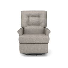 The natasha swivel glider chair has some modern twists to a traditional classic. Best Chairs Inc Carissa Power Swivel Glider Recliner Stone Target