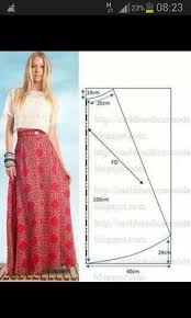 Uzun Etek Salas Model Kalip Dikis Moda Dikis Etek
