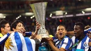 Opening ceremony before the kickoff of the 2011 uefa europa league final between portuguese sides f.c. City Face Porto Eurosport