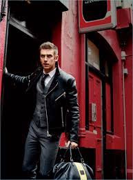 Jordan Barrett Channels George Michael For British Gq Style Leather Jacket Outfit Men Leather Jacket Outfits Jackets Men Fashion