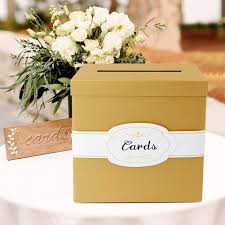 Learn how to make your own custom tiered wedding card box with this step by step tutorial! Decorative Accessories Ourwarm Gold Gift Card Box With Cards Label Birthday And Baby Shower Large Size Money Box Card Boxes For Wedding Reception Graduation Party 10 X 10 Home Kitchen Charitybox Io
