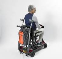 Opbergtas voor achteraan de rolstoel of scooter