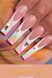 Modeled after the silhouette of pointe shoes, ballerina nails (aka coffin nails) mimic that same graceful, elongated shape on your fingers. 30 Lovely Coffin Shape Nails To Give You Inspiration This Summer