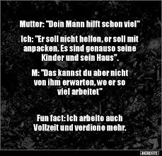 Vulgäres, vulgären, vulgärem weak declension vulgär. Mutter Dein Mann Hilft Schon Viel Ich Er Soll Nicht Lustige Bilder Spruche Witze Echt Lustig