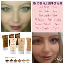 Younique Shade Chart