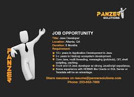 Java Developer Job Opportunities Business Analyst Job Opening