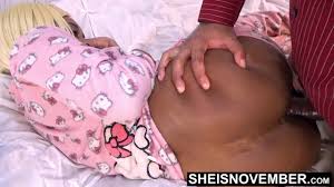 Step Dad Sneaking Into My Room To Teach Me Sex Cute Black StepDaughter  Sheisnovember Hello Kitty PJs