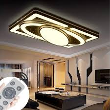 Myhoo 78w Design Led Deckenlampe Dimmbar Mit Fernbedienung Led Deckenleuchte Wohnzimm Wohnzimmer Leuchte Deckenlampe Wohnzimmer Deckenleuchte Wohnzimmer