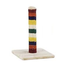 kediler icin 30 x 30 x 45 cm ebatlarinda tirmalama ihtiyacini karsilayan gokkusagi renklerinde kedi tirmalama tahtasi kedi renkler
