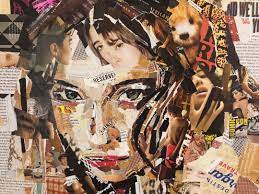 作りかけカラー 顔から作るから最後の方は飽きる癖がある あとカラーむずい art artwork collage collageart illust illustration design アート アートワーク コラージュ コラージュアー コラージュ アート コラージュイラスト 貼り絵