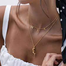 Maybe you would like to learn more about one of these? Collier Ras De Cou Avec Initiales En Plaque Or 18 Carats Myka Anciennement Moncollierprenom