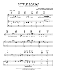 Crazy In Love 50 Shades Of Grey Partition Piano Download Settle For Me Sheet Music By Adam Schlesinger Sheet Music Digital Sheet Music Music